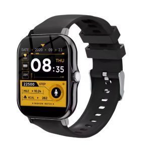 Black smart watch with sleek modern design