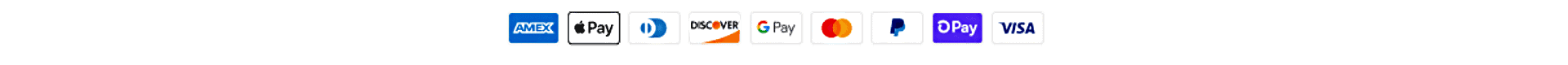 Accepted payment methods: Visa, Mastercard, PayPal, Stripe, Apple Pay