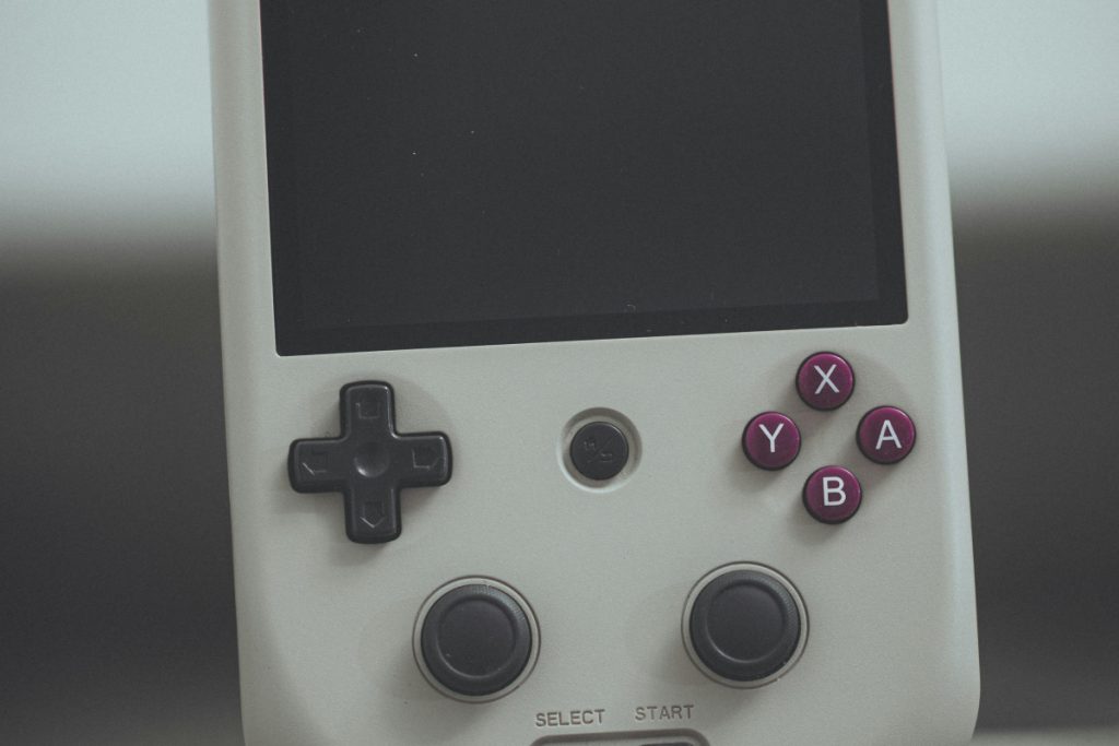 portable handheld games console for travel entertainment