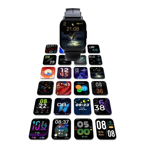 Smartwatch with multiple watch face options